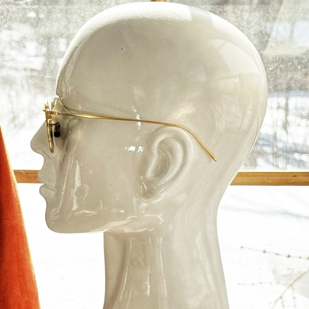 Vintage Oliver People LA Series Gold Aviator Sunglasses - Picture 6 of 12